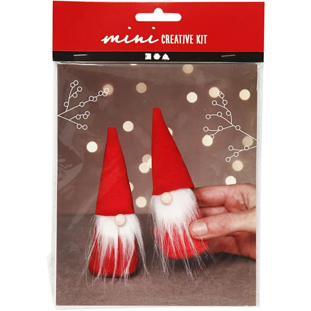 Mini Bastelset - Weihnachtswichtel rot