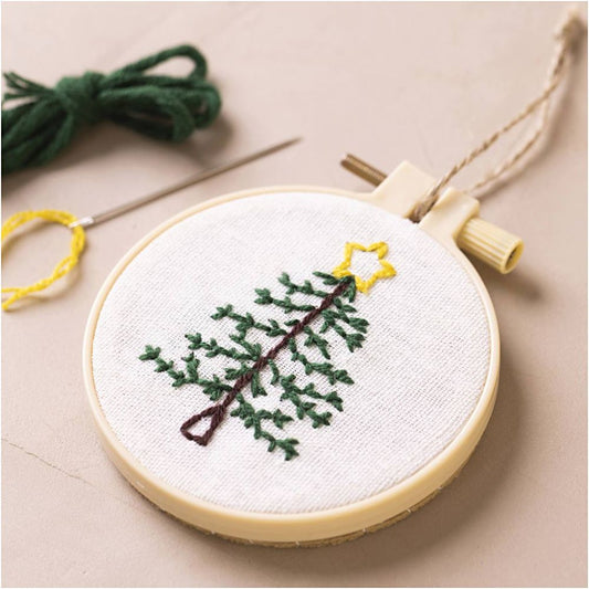 Mini Kreativ Set Sticken - Weihnachtsbaum