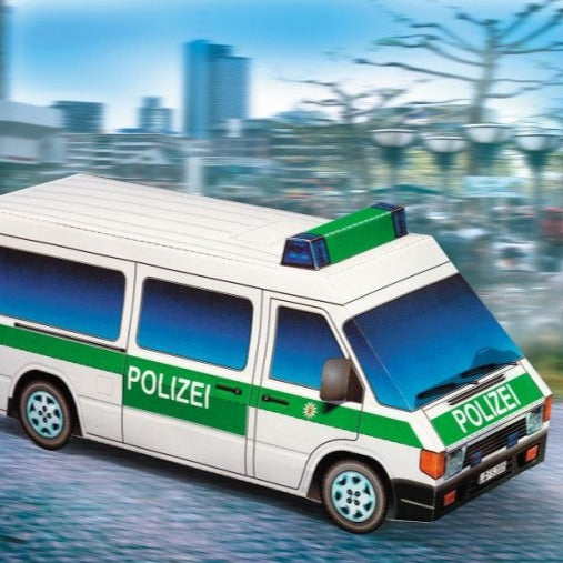 Polizeiwagen  Kartenbaumodell