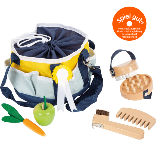 Pferdepflege-Set mit Tasche