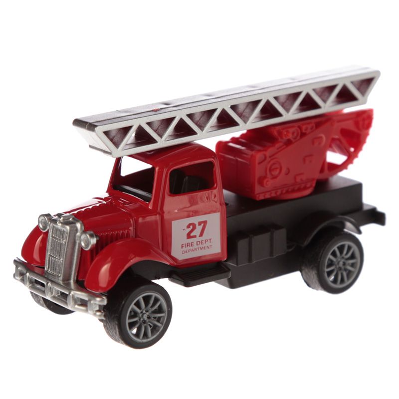 Mini Druckgegossenes Feuerwehrfahrzeug Spielzeug