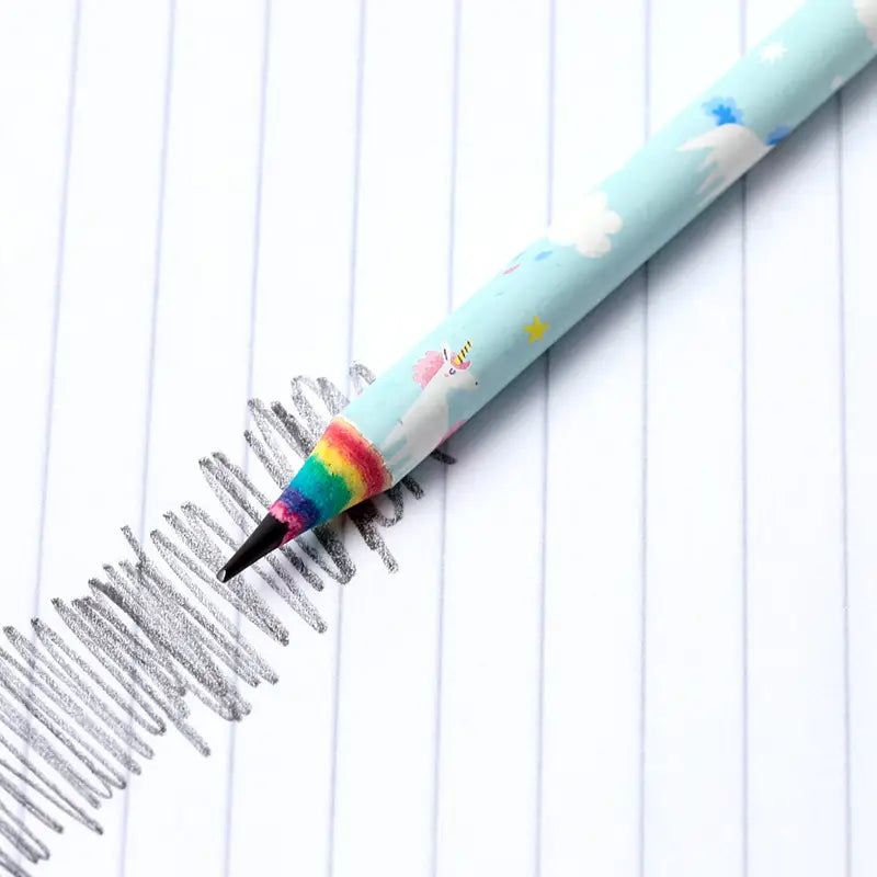 Einhorn-Magie-Set mit 2 Regenbogenstiften