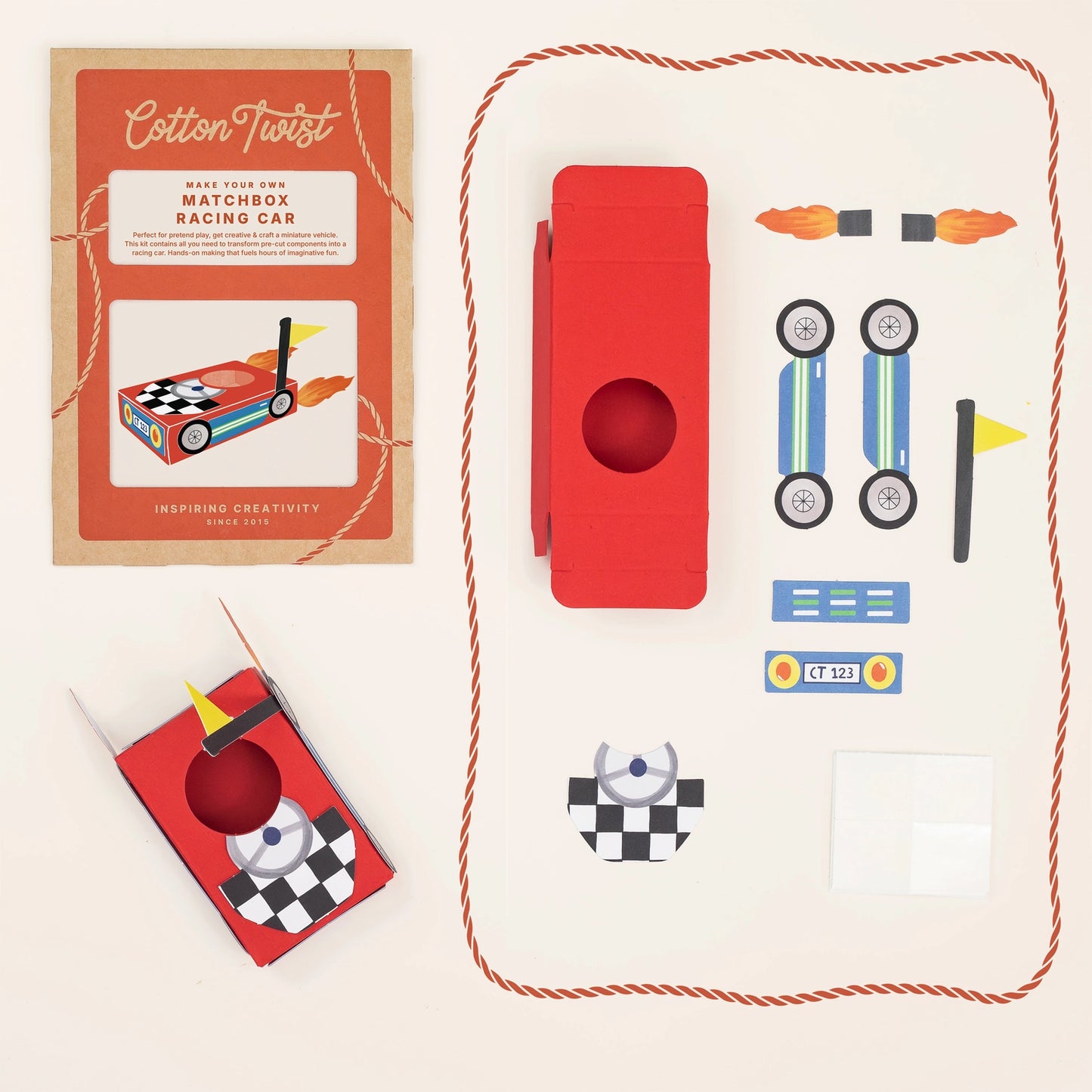 Stellen dein eigenen Matchbox-Rennwagen her (in der Tüte)