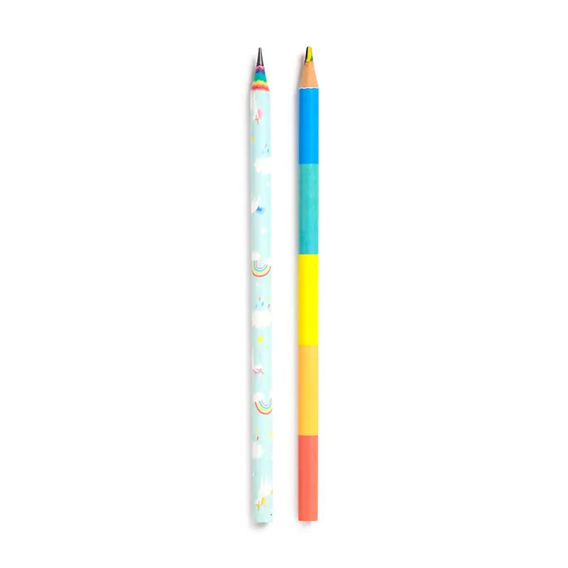 Einhorn-Magie-Set mit 2 Regenbogenstiften