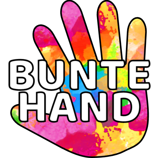 Bunte Hand