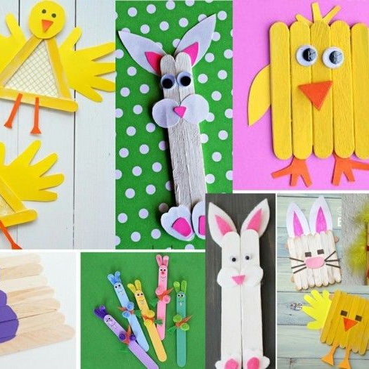 Bastelhölzer natur gross