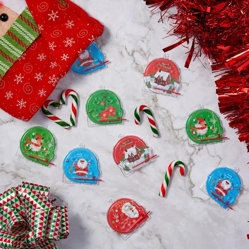 Mini-Flipper-Spiel mit Weihnachtsmotiven