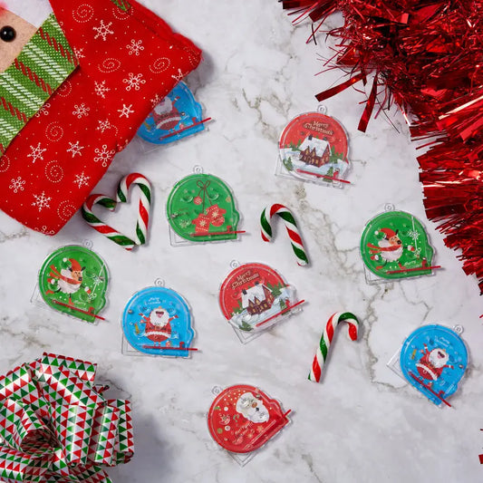 Mini-Flipper-Spiel mit Weihnachtsmotiven