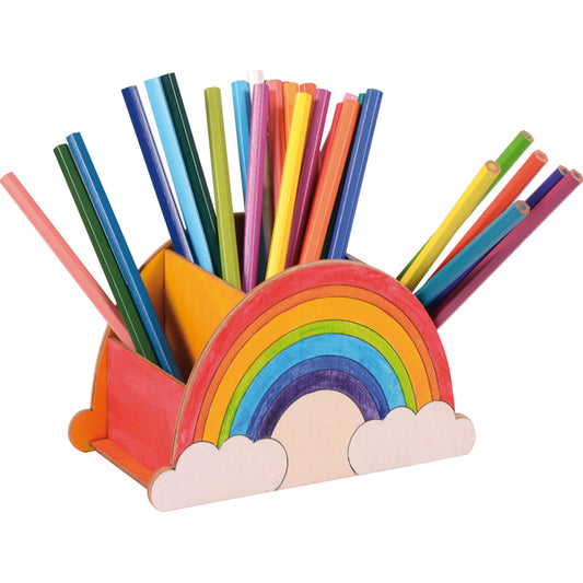 Regenbogen Stifte Box