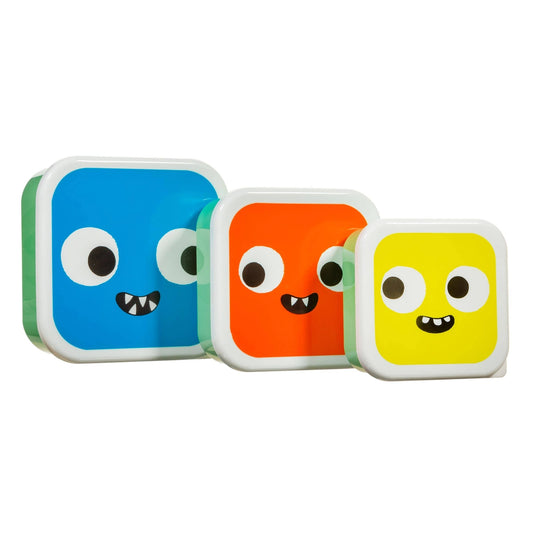 Monster Lunchboxen, 3er-Set