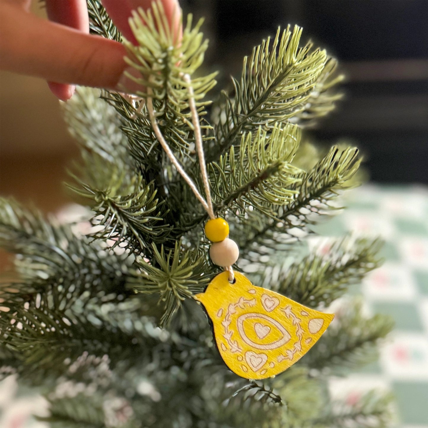 Folk-Art Dekorationsset für Weihnachten