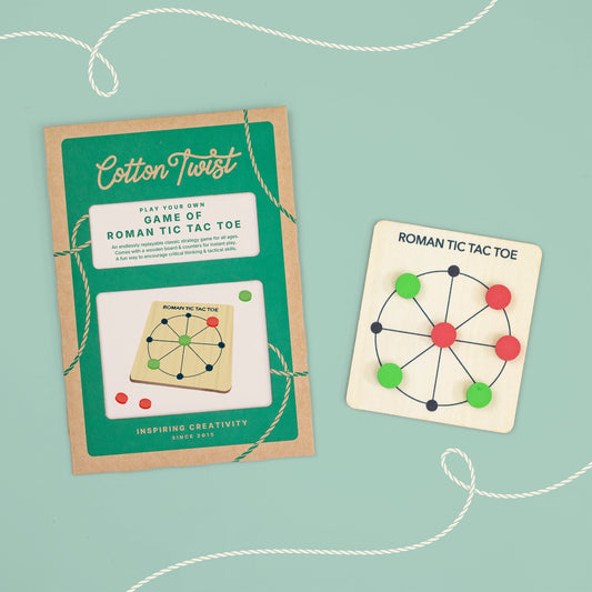 Spiel des römischen Tic Tac Toe - Holzbrettspiel (in der Tüte)