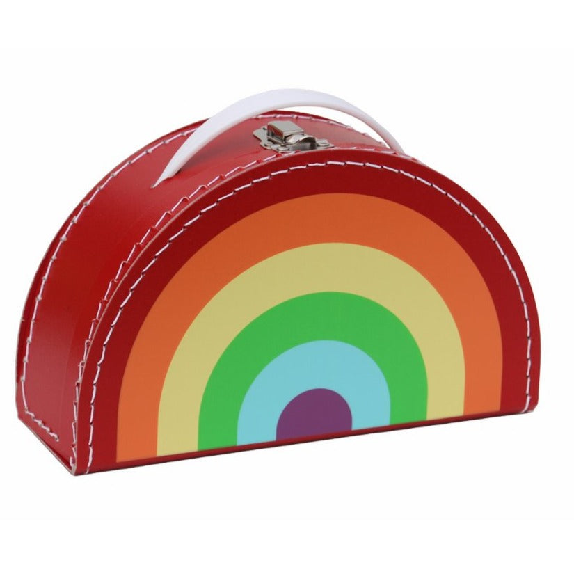 Koffer Regenbogen farbenfroh
