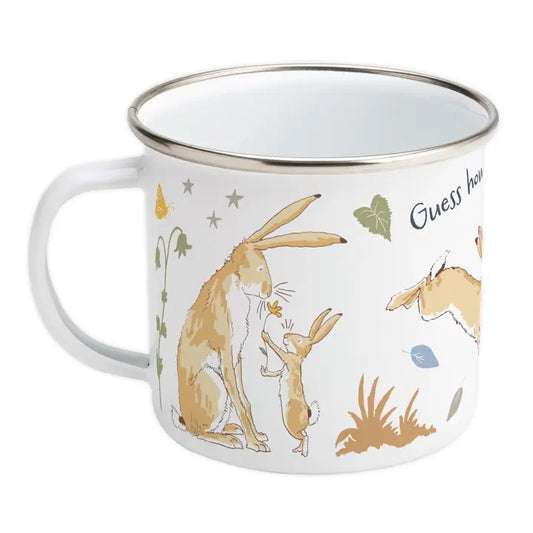 Tasse „Guess How Much I Love You“ aus Emaille