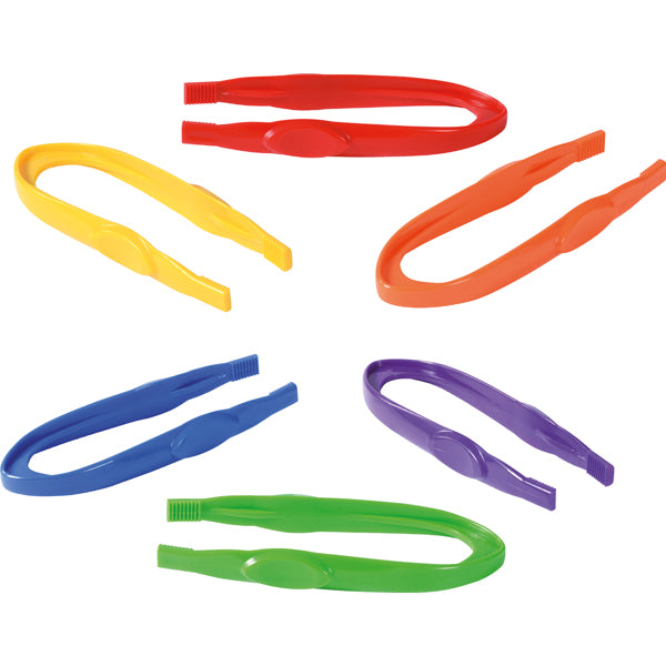 Pinzetten 12er Set bunt