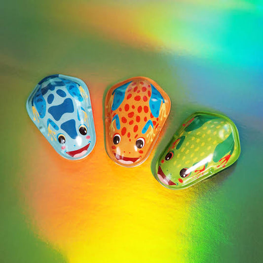Mini Retro Tin Clickers – Frogs