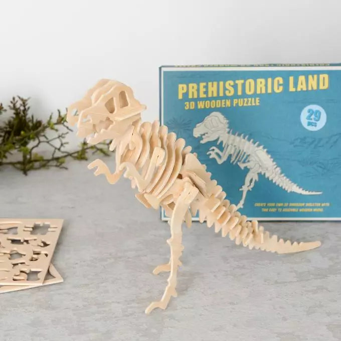 3d-Dinosaurier-Puzzle aus Holz Tyrannosaurus