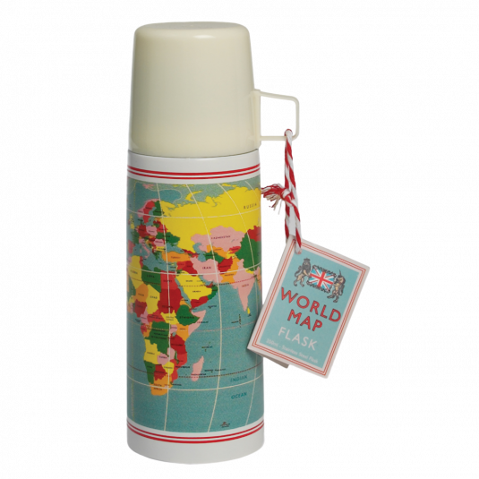 Thermosflasche "Vintage World Map"