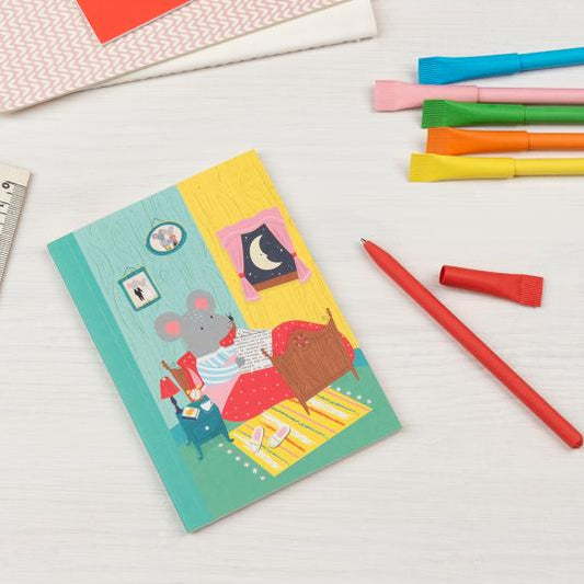 NOTIZBUCH A6 - Maus im Haus
