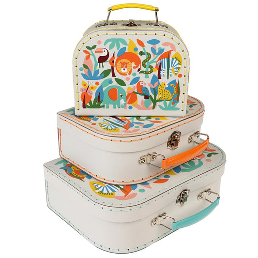 3-TEILIGES KOFFERSET WILD WONDERS DESIGN