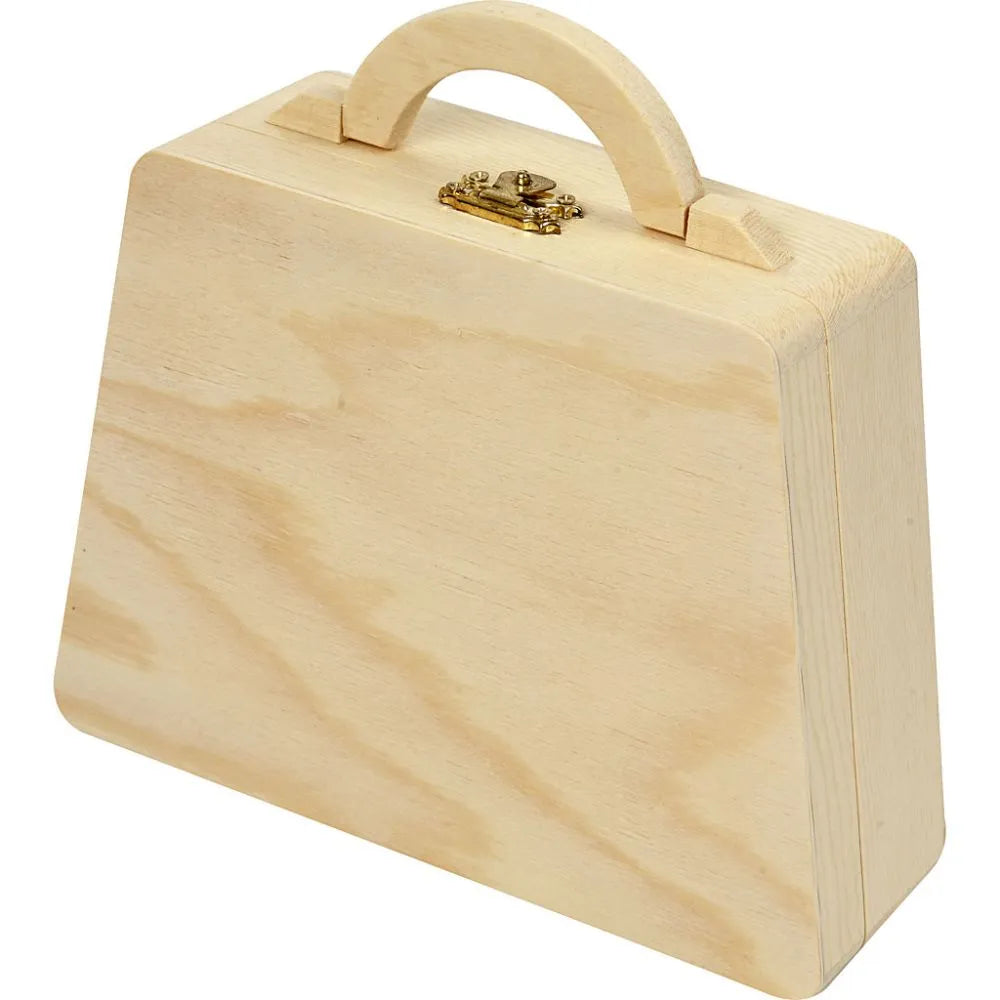 Holz-Handtasche zum Bemalen und Bekleben