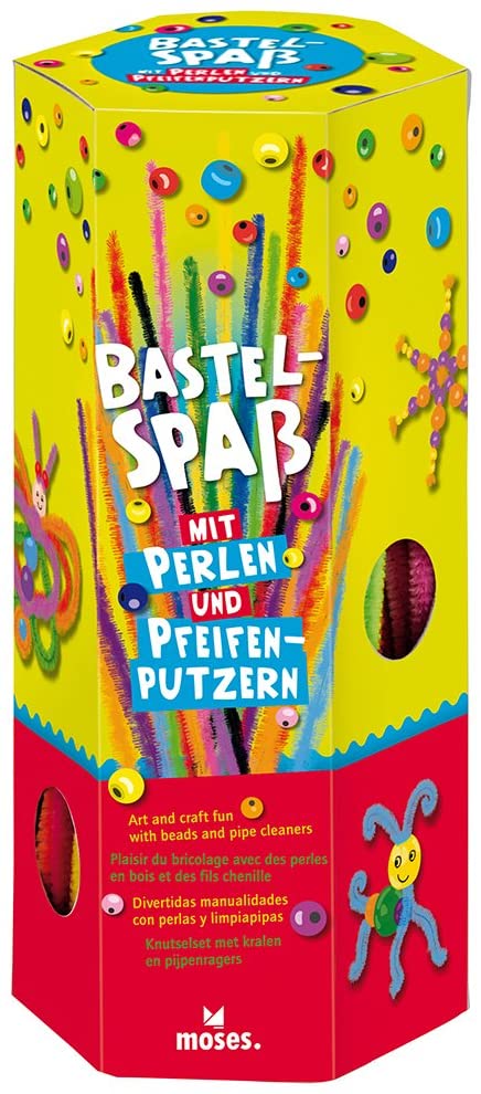 Bastelset mit Perlen und Pfeifenputzern
