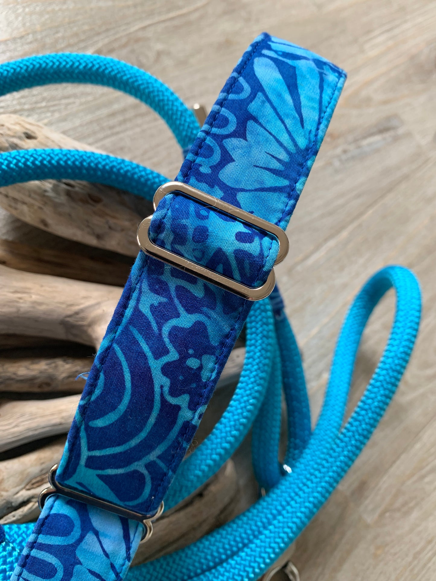 Hunde-Halsband & Leine "Ocean Blue"