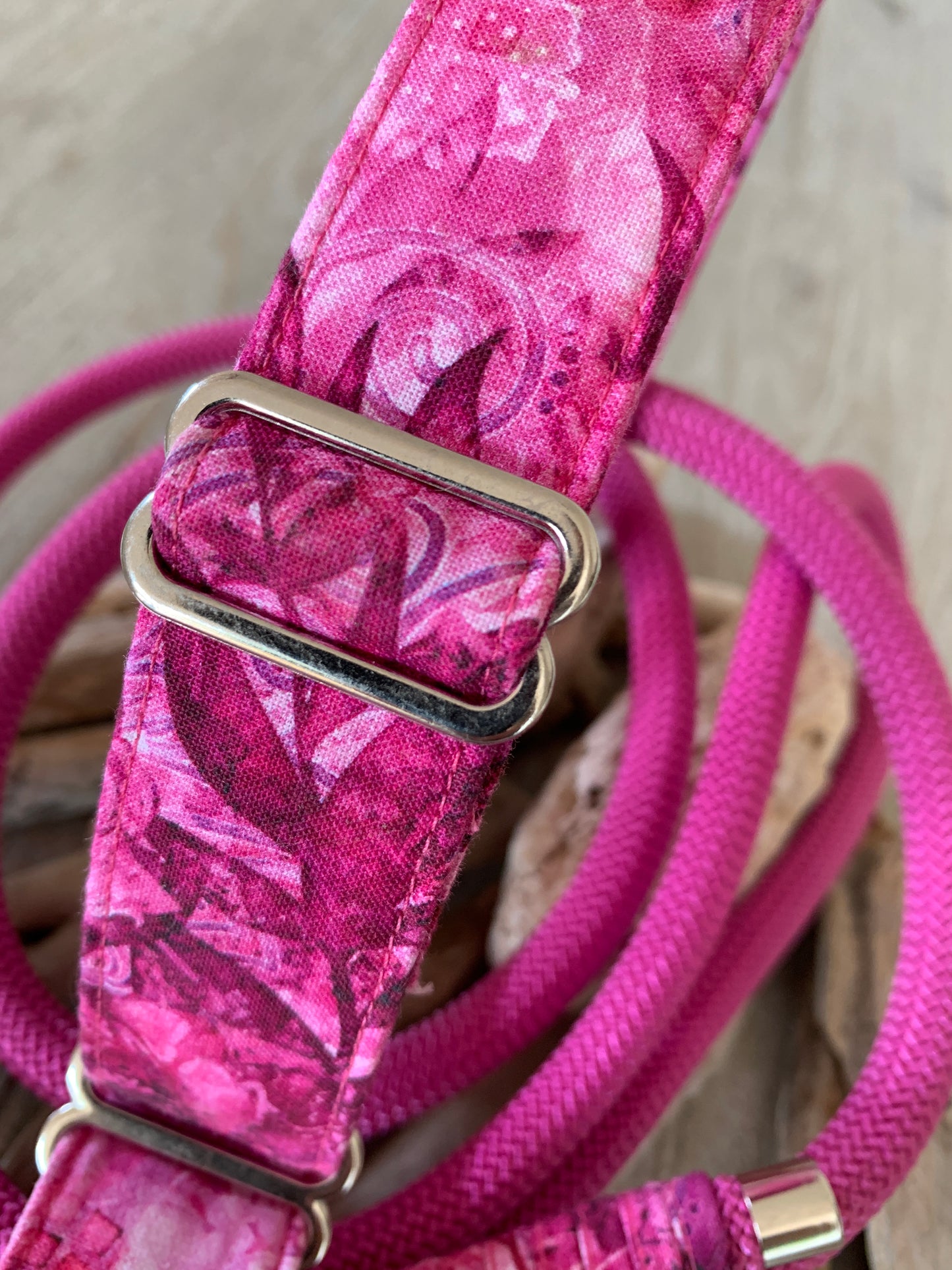 Hunde-Halsband & Leine "Pink Passion"