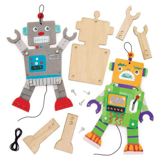 Bastelsets Holzfiguren "Roboter"