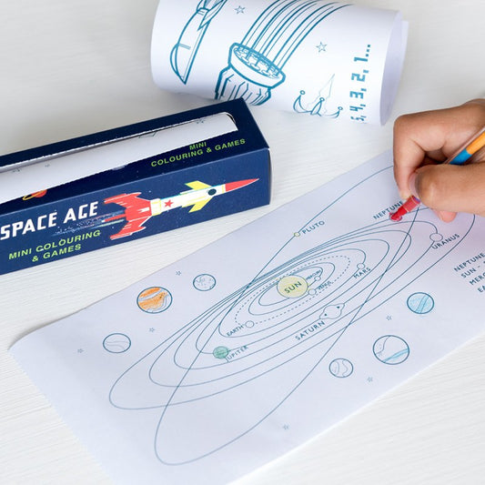 Mini - Mal- & Spielrolle Space Age